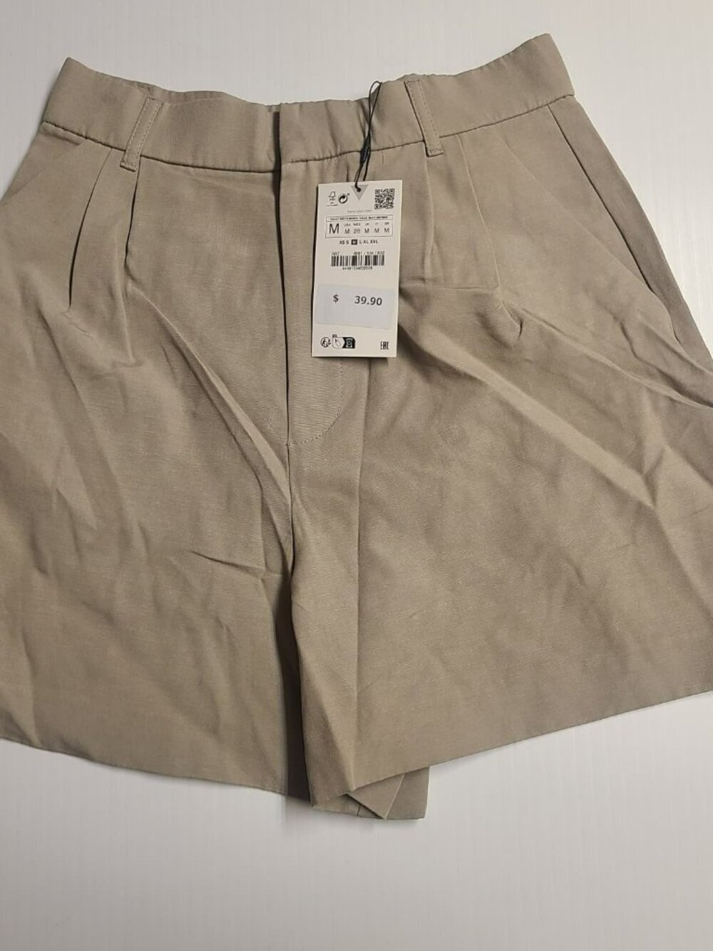 Zara Brown Dress Shorts Size M 4661/534